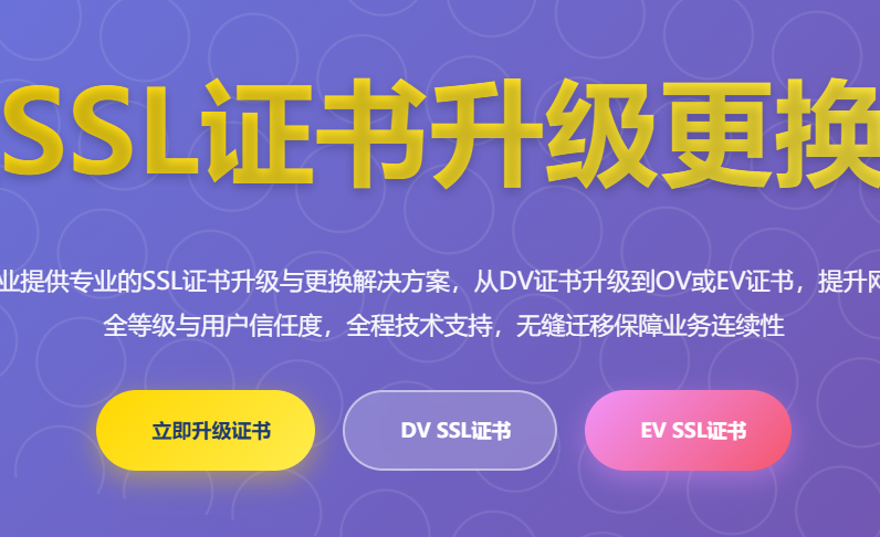 企业SSL证书升级更换服务 - 证书升级方案与更换流程指南